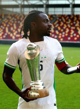 'A powerful left winger' - Eric Chelle says he's happy with what Simon is doing for Super Eagles